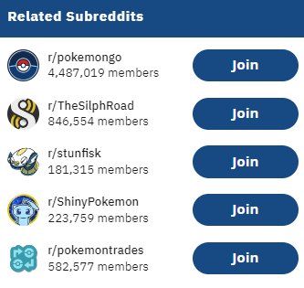 related subreddits related subreddits